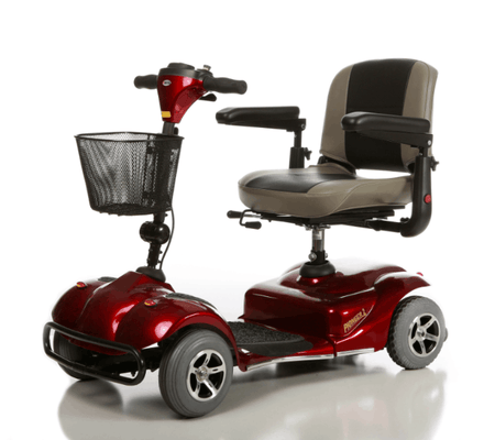 Left Side View - Pioneer 2 S245 Electric Scooter by Merits | Wheelchair Liberty