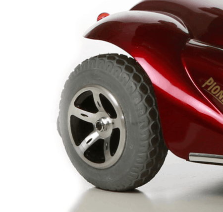 Rear Wheels - Pioneer 2 S245 Electric Scooter by Merits | Wheelchair Liberty