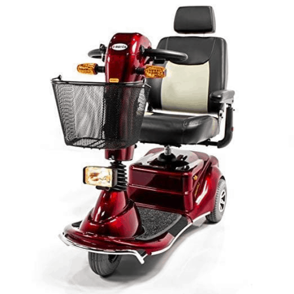 Red - Pioneer 3 S131 Electric Scooter by Merits | Wheelchair Liberty