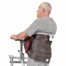 Polyester Seat Support In Use - ThoraxSling Sit-to-Stand Slings By Handicare | Wheelchair Liberty