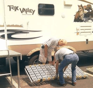 Setting Up - Portable Camper / RV Ramp System by Roll-A-Ramp | Wheelchair Liberty