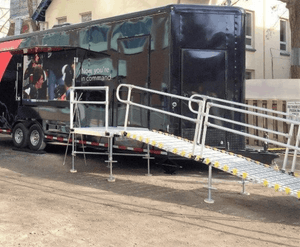 Trailer Ramp - Portable Camper / RV Ramp System by Roll-A-Ramp | Wheelchair Liberty