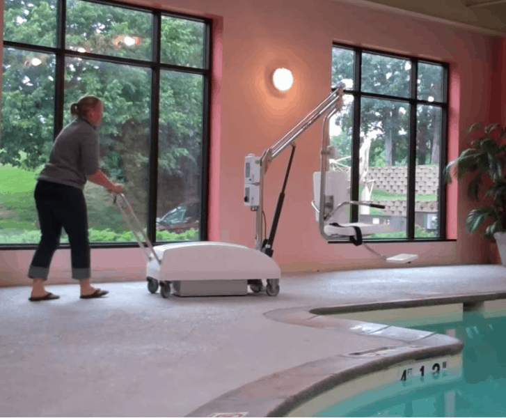 Portable Motion Trek ADA Pool Lift by Spectrum Aquatics