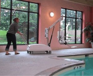 Portable Motion Trek BP300 ADA Compliant Pool Lift  - Portability - by Spectrum Aquatics | Wheelchair Liberty