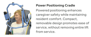 Power Positioning Cradle - Hoyer Stature Pro Vertical Lift Electric Patient Lift by Joerns | Wheelchair Liberty 