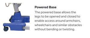 Powered Base - Hoyer Calibre Pro Bariatric Electric Patient Lift by Joerns | Wheelchair Liberty