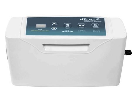 Pump - Protekt® Aire 5000DX | Low Air Loss/Alternating Pressure Mattress System with Digital Pump and 3” Densified Fiber Support Base by Proactive Medical | Wheelchair Liberty 