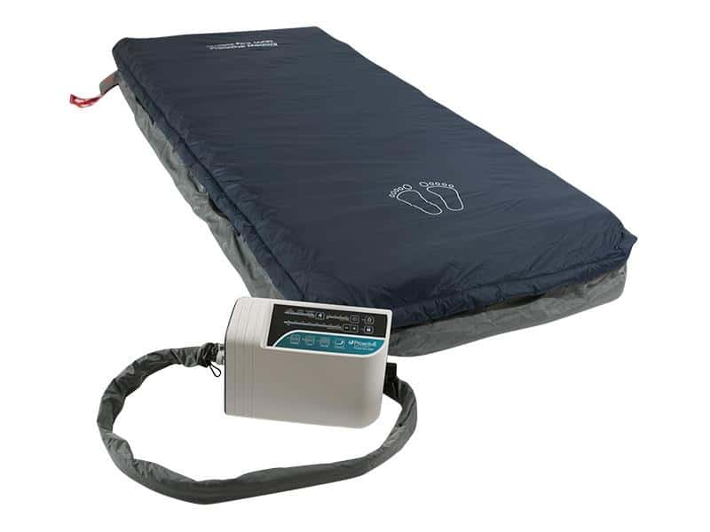 Protekt® Aire 6000 | Low Air Loss/Alternating Pressure Mattress System with Deluxe Digital Pump and Cell-On-Cell Support Base by Proactive Medical | Wheelchair Liberty 