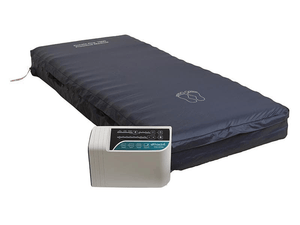 Protekt® Aire 6450 | Low Air Loss/Alternating Pressure Mattress System with Deluxe Digital Pump and 3” Densified Fiber Support Base by Proactive Medical | Wheelchair Liberty 