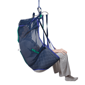 Quilted With Head Support Side View - Universal Sling Disposable Slings by Handicare | Wheelchair Liberty