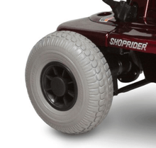 Rear Wheels - Jimmie Portable Power Wheelchair by Shoprider | Wheelchair Liberty