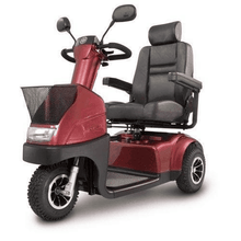 red - Afiscooter C3 3-Wheel Electric Scooter By Afikim | Wheelchair Liberty