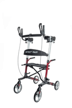 Red - Protekt® Pilot Upright Walker by Proactive Medical - Wheelchair Liberty