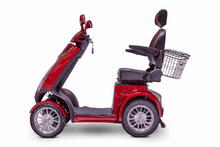Red Side View - EW-72 4-Wheel Electric Scooter by EWheels Medical | Wheelchair Liberty