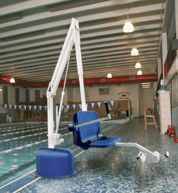 Cycle Attachment Revolution Power Pool Lift ADA Compliant by Aqua Creek | Wheelchair Liberty