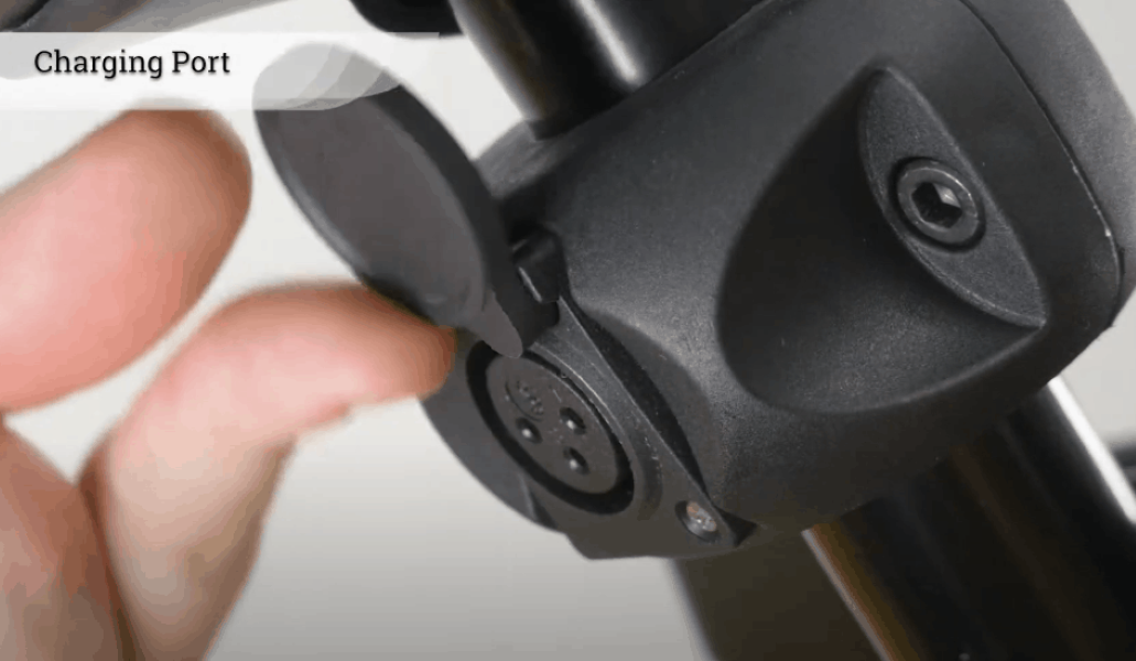 Charging Port - Roadster Deluxe S731 Electric Scooter by Merits | Wheelchair Liberty