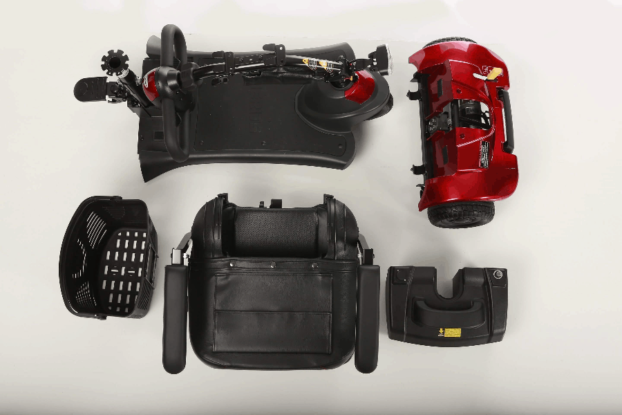 Dismantled Parts - Roadster Deluxe S731 Electric Scooter by Merits | Wheelchair Liberty