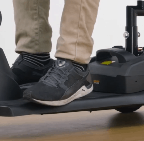 Foot Area - Roadster Deluxe S731 Electric Scooter by Merits | Wheelchair Liberty