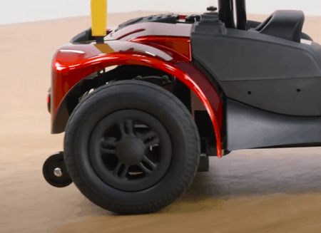 Rear Wheels - Roadster Deluxe S731 Electric Scooter by Merits | Wheelchair Liberty