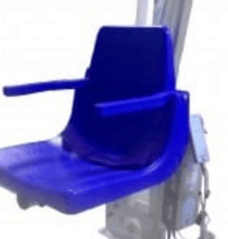 Rotational Series Electric Pool Lift R-375 Arm Rest p  by Global Lift Corp. | Wheelchair Liberty