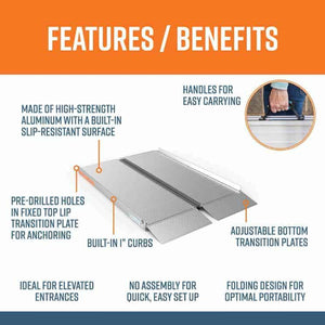 SUITCASE Singlefold Ramps 4ft - Features Benefits | Wheelchair Liberty