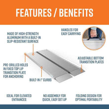 SUITCASE Singlefold Ramps 6ft - Features Benefits | Wheelchair Liberty