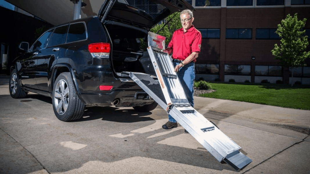 SUITCASE® Trifold Portable Folding Ramps by EZ-ACCESS® From Wheelchair ...