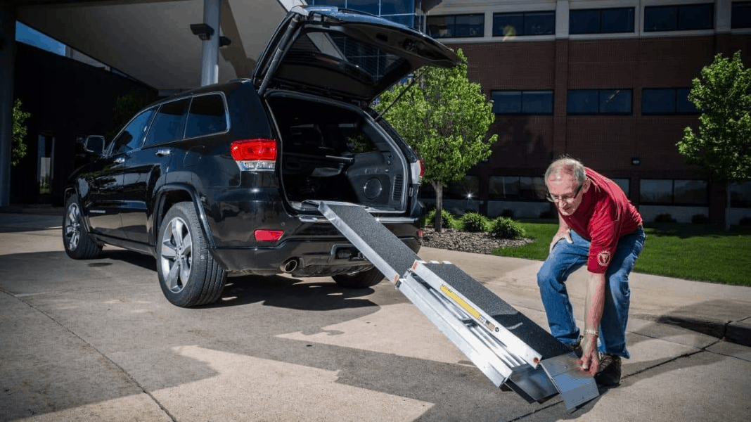 SUITCASE® Trifold Portable Folding Ramps by EZ-ACCESS® From Wheelchair ...