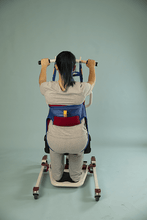 Sani Toileting Slings Woman Using Back View - Sani Sling Toileting Sling By Bestcare LLC | Wheelchair Liberty
