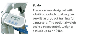 Scale - Hoyer Elevate Sit to Stand Electric Patient Lift