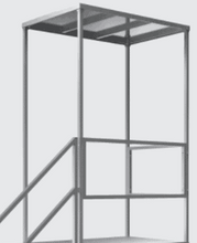 Canopy Only - Canopy Dimensions - FORTRESS® OSHA STAIR SYSTEM Canopy By EZ-Access