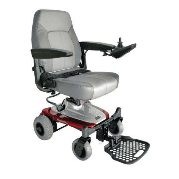 Red - Smartie Portable Power Wheelchair by Shoprider | Wheelchair Liberty