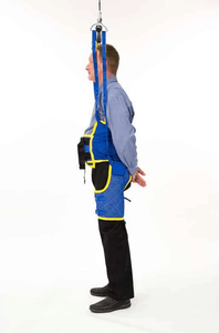 Side View - Full Standing Support Disposable Sling By Handicare | Wheelchair Liberty