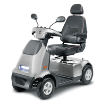 Silver - Afiscooter C4 4-Wheel Electric Scooter by Afikim | Wheelchair Liberty