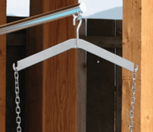 Sling Hanger Close-Up - Elkhorn Manual Pool Lift by Spectrum Aquatics - Wheelchair Liberty