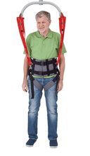 Sling Connected to Ceiling Lift - Molift Rgo Sling Ambulating Vest - Patient Sling for Molift Lifts by ETAC | Wheelchair Liberty