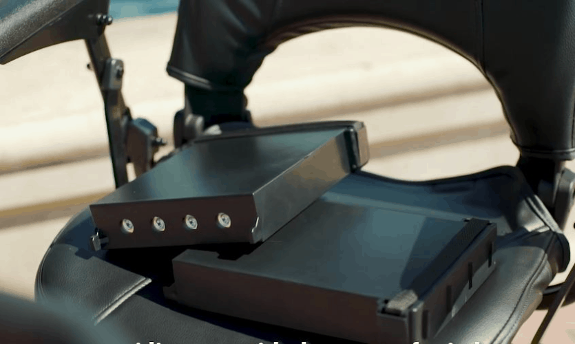 Solax Mobie Plus Electric Folding Scooter - Battery - by Enhance Mobility | Wheelchair Liberty 