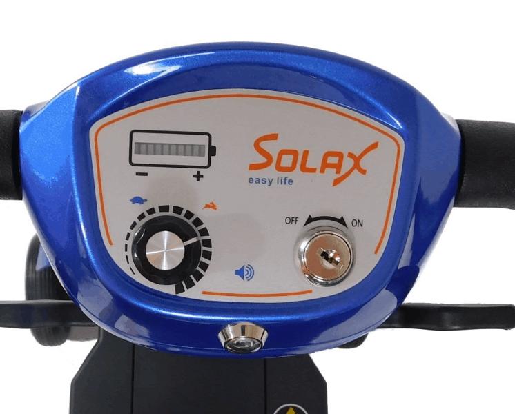 Solax Mobie Plus Electric Folding Scooter - Control Panels - by Enhance Mobility | Wheelchair Liberty 