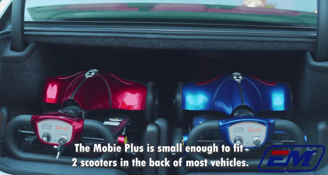 Solax Mobie Plus Electric Folding Scooter - Easy Fit To Cars Trunk - by Enhance Mobility | Wheelchair Liberty 