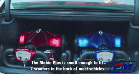Solax Mobie Plus Electric Folding Scooter - Easy Fit To Cars Trunk - by Enhance Mobility | Wheelchair Liberty 