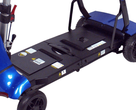 Solax Mobie Plus Electric Folding Scooter - Foot Area - by Enhance Mobility | Wheelchair Liberty 