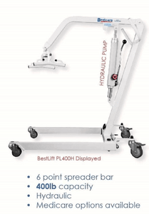 Specifications - The BestLift™ PL400H| CONVERTIBLE HYDRAULIC PATIENT LIFT by Best Care LLC | Wheelchair Liberty