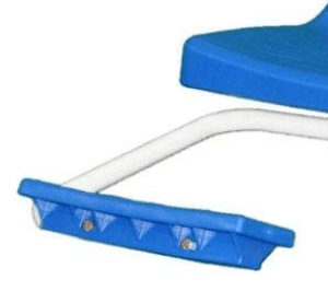 Foot Rest Side View - Superior Series Electric Pool Lift S-350 by Global Lift Corp. | Wheelchair Liberty 