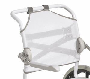 Swift Mobil 24 Inch - 2 Self-Propelled Shower Commode Chair - Back Support
