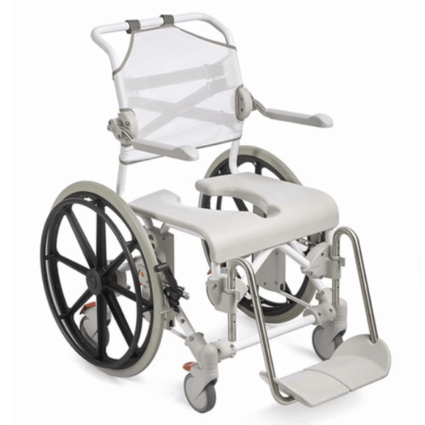 Swift Mobil 24Inch-2 Self-Propelled Shower Commode Chair - Full Chair Image