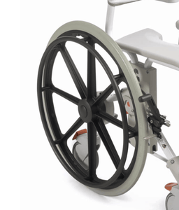 Swift Mobil 24Inch-2 Self-Propelled Shower Commode Chair - Rear Wheels
