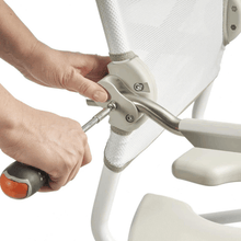 Swift Mobil Tilt-2 Shower Commode Chair - Arm Rest Adjustment