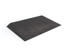 TAEMBLK022.5  TRANSITIONS® Rubber Angled Welcome Mats by EZ-Access | Wheelchair Liberty