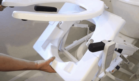 Easy Installation - TILT® Toilet Incline Lift by EZ-Access | Wheelchair LIberty