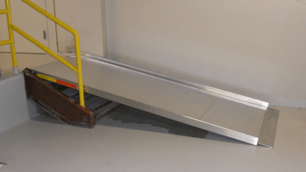 TRAVERSE™ Portable Walk Ramp On The Stairs by EZ-Access | Wheelchair ...